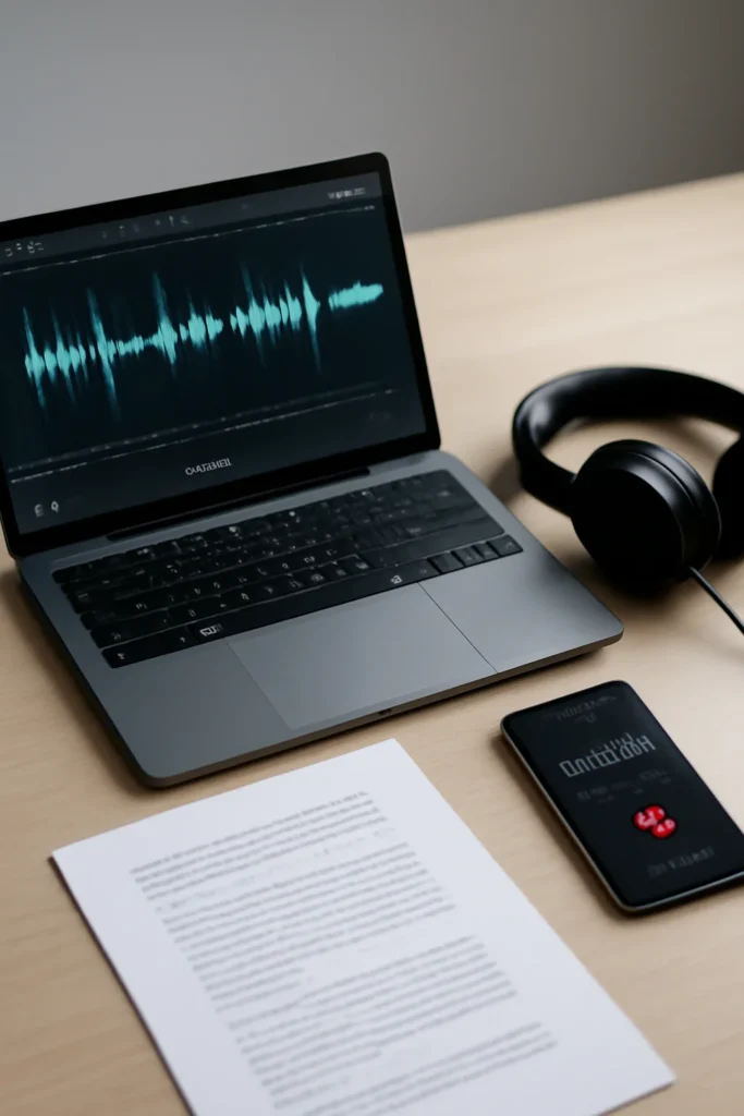 Texto em áudio com voz natural