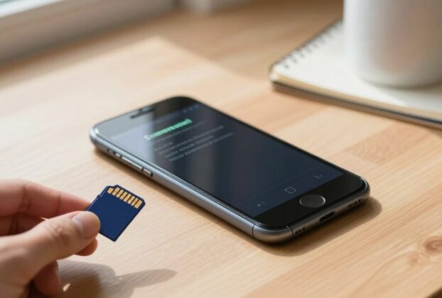 cartão de memória não aparece no celular