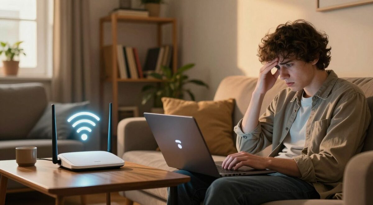 wifi só funciona perto do roteador